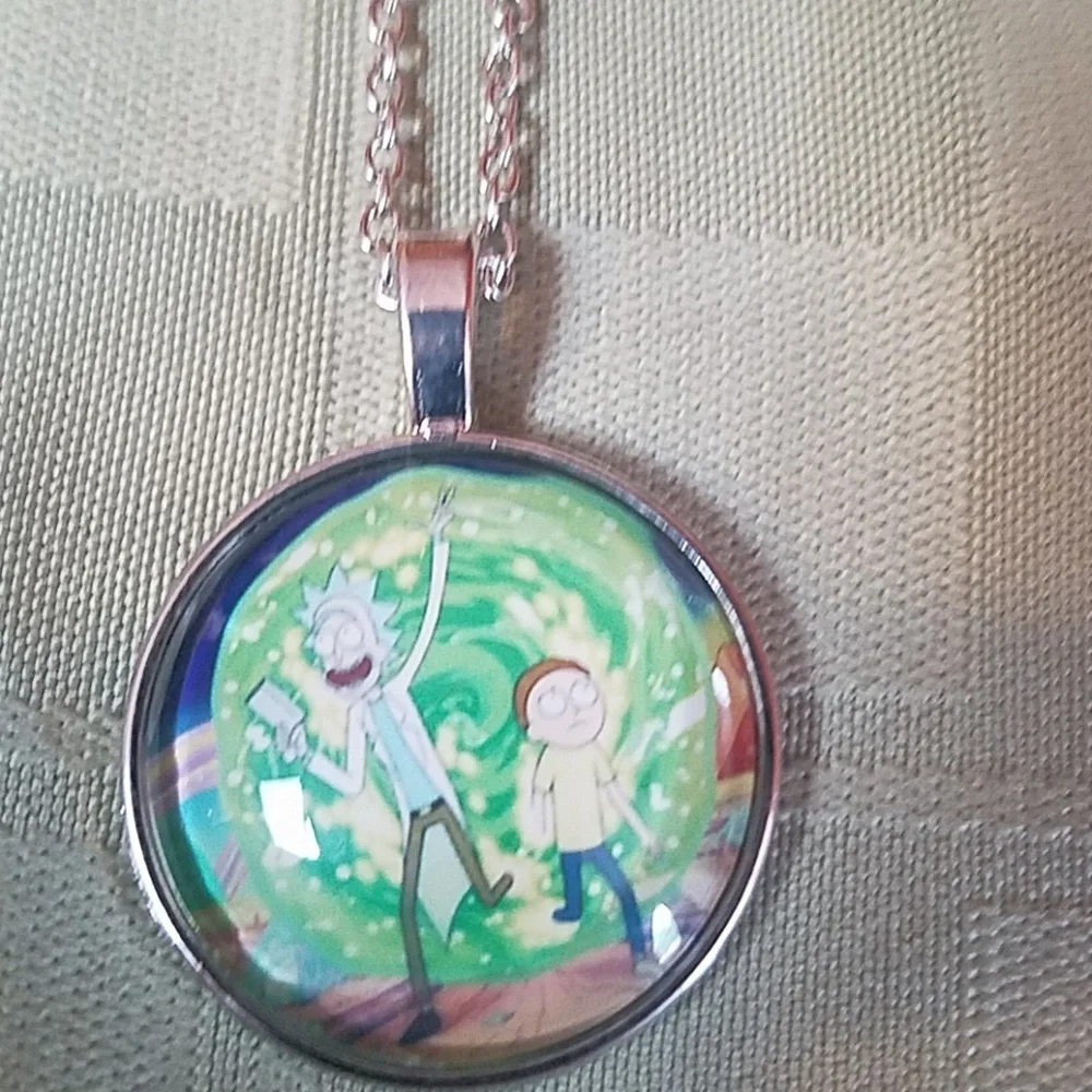 ❤️10/$40 New rick and morty necklace
